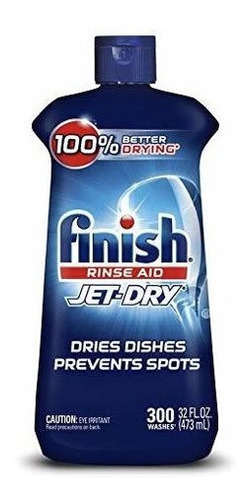 Acabado Jet Dry Rinse Aid 32 Oz / 300 Lavadas, Lavavajillas!