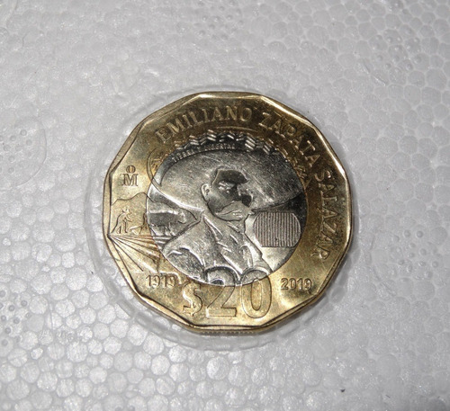 Moneda Emiliano Zapata 2019