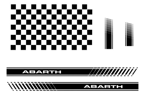 Adesivos Faixa Lateral Capo Teto Mala Fiat Uno Abarth Imp330