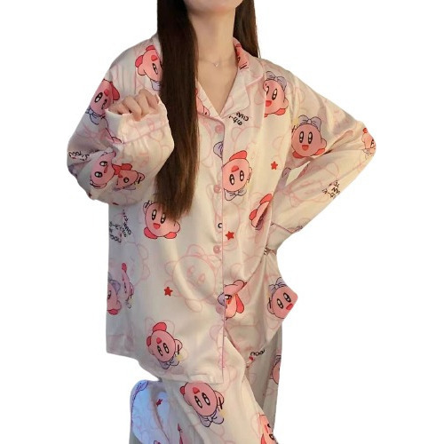 Pijama Star Kirby Femenino Summer Ins Lindo Dibujo Animado