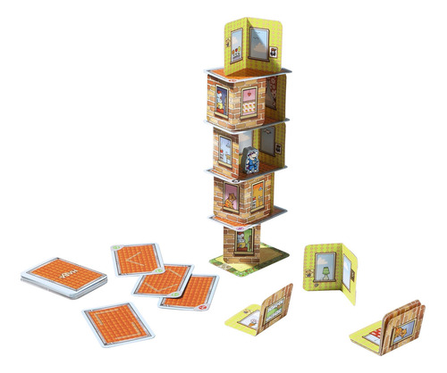 Haba Rhino Hero, Un Heroico Juego De Cartas Apilables Para N