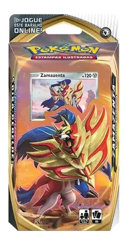 Jogo Colecionavel Baralho Pokemon Rixa Rebelde Zamazenta com 60