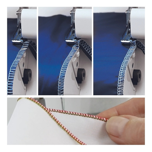 Maquina Coser Singer Hd0450s Serger Costura Corte De Telas