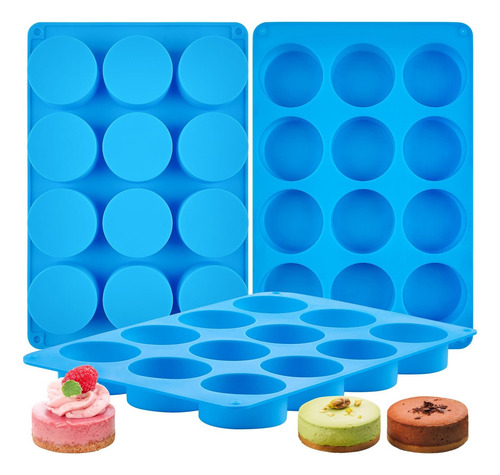 Alta Calidad 3pcs Moldes Redondos Para Galletas De