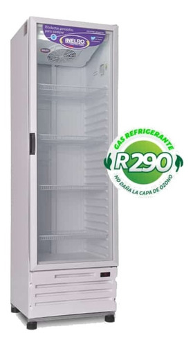 Heladera Exhibidora Vertical Inelro Mt 470, 470 Lts Botellas