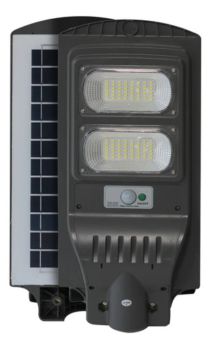 Lampara Suburbana 60w Con Sesor De Movimineto Y Panel Solar