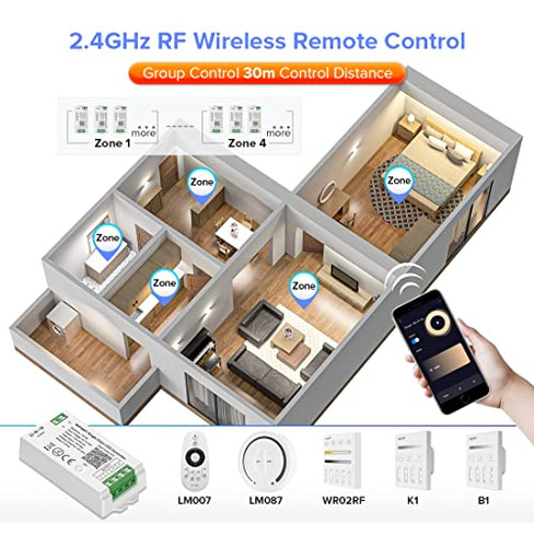 Btf-lighting C01w Monochrome Led Strip Dim Brightness 2smzp