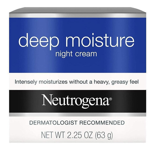 Crema hidratante facial nocturna Neutrogena Deep Moisture Vitam D3