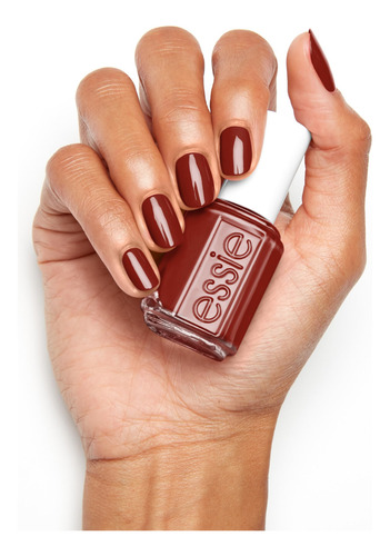Verniz De Unhas Essie Bed Rock & Roll Deep Red-brown Cream