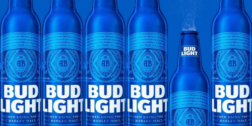 Cerveza Bud Light Botella Aluminio 355ml X24u Estados Unidos