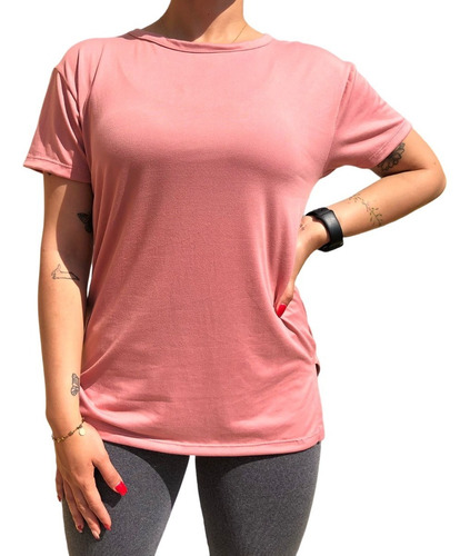 Playera Mujer Deportiva Gym Sport Strech