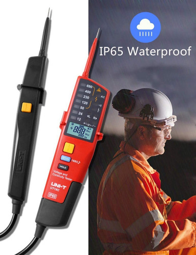 Probador De Voltaje Y Continuidad Ut18c 12v~690v Ac/dc