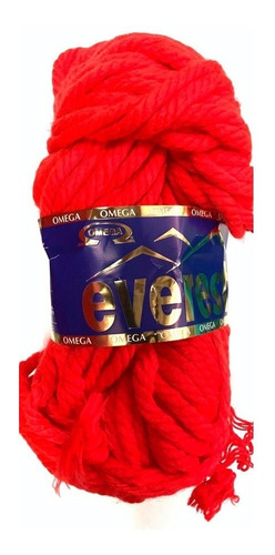 Estambre Grueso Everest 1 Madeja De 200 Gramos Color Escarlata