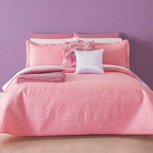 Edredón Realeza Rosamat Poliester Mat/qs Concord Color Rosa