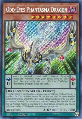 Dragón Fantasmagórico De Ojos Anómalos Secret Raro Yugioh