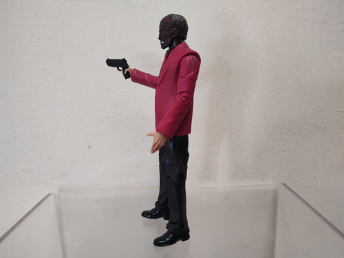 Dc Multiverse Mattel Two Face Figura Original Falta 1 Pistol (Usado)