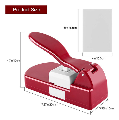 Máquina Manual Para Hacer Rompecabezas Diy Maker Photo Red