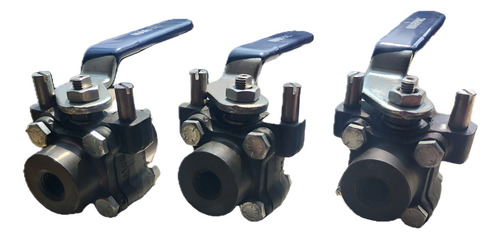 Válvula Esférica 3 Cuerpos Ø1/4 Npt 5946rt 1500psi A105