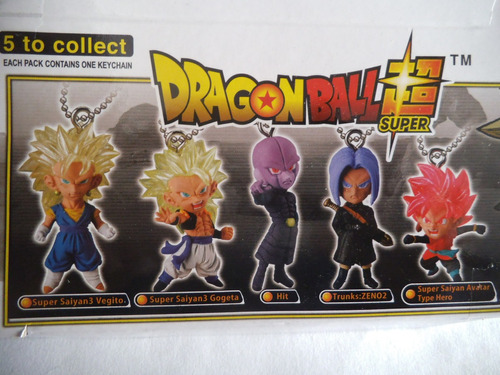 5 Llaveros Dragon Ball Bandai