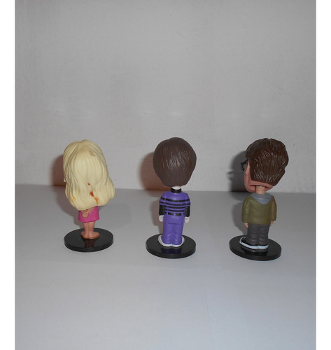 Lote 3 Figuras The Big Bang Theory Funko 8 Cms Con Detalle (Usado)