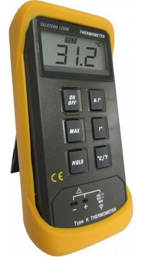 Termômetro Digital | Sensor Termopar Tipo K | Salvterm 1200k