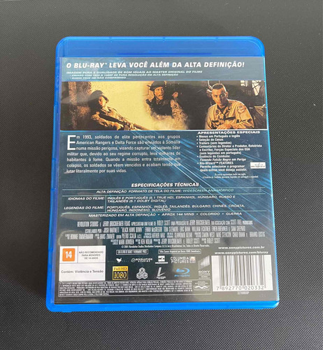 Imagem 2 de 5 de Blu Ray - Falcão Negro Em Perigo - Lombada Azul