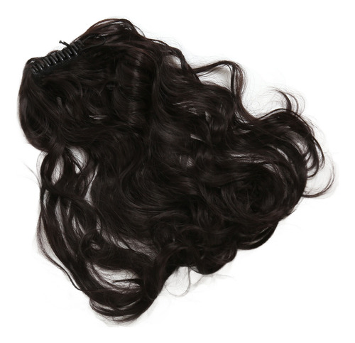 Extensão De Cabelo Com Rabo De Cavalo Alto, Peruca Ondulada
