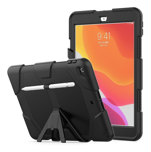 Capa Case Survivor iPad 8 Geração 2020 - A2270 A2428 A2429 Cor Preto