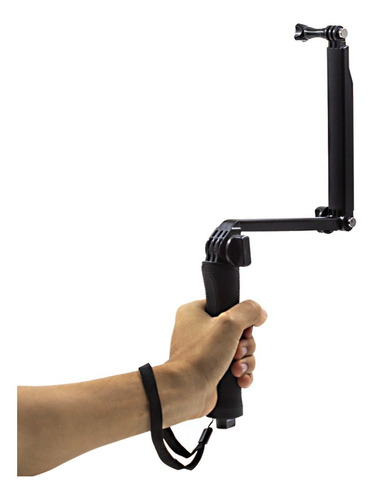 Bastão Monopod Retrátil Gopro Hero 5 4 3 3+ Tripe 3 Way