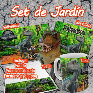 Set Jardin Dinosaurios | MercadoLibre 📦