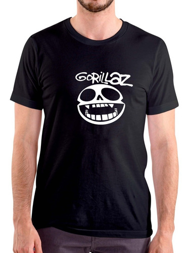 Remera De Gorillaz Rock Música Algodón Premium