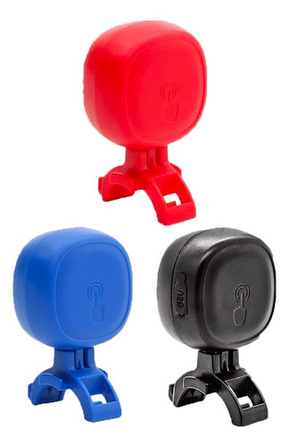 Timbre Claxon Bicicleta Moto Touch Electrico Recargable Usb Color Rojo
