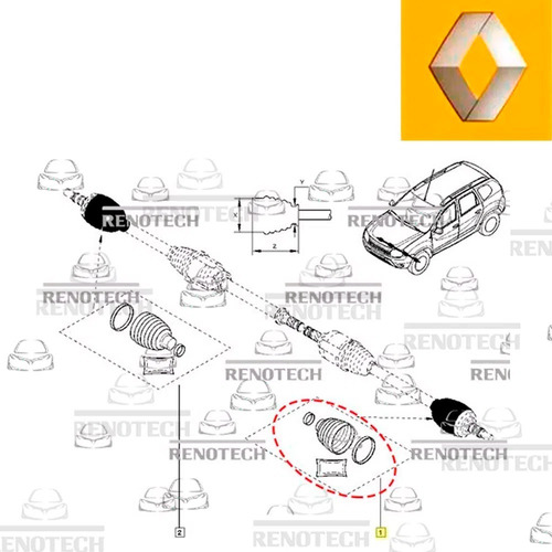 Imagem 4 de 10 de Coifa Lado Roda Fluence 1.6 2.0 16v 2011 Adiante 7701209251