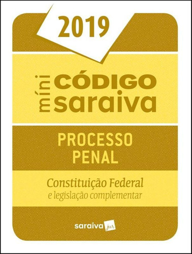 Mini Codigo - Processo Penal - Saraiva