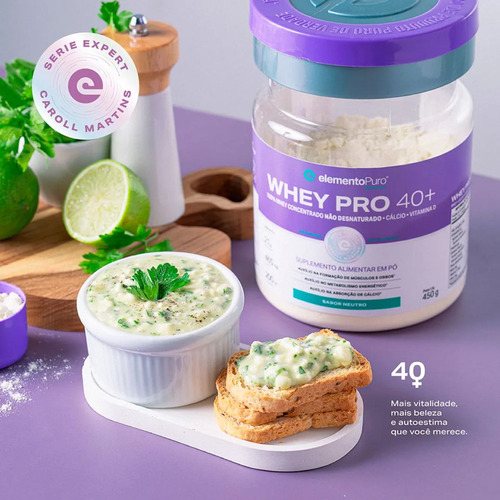 Whey Protein Whey Pro 40+ 450g Pó Elemento Puro