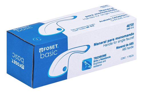 Maneral Plástico De Repuesto Para Monomando Mp-419, Basic