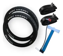 Comprar 2 Cauchos Rin 20 Orbit Knobby + 2 Tripas + Bomba D Bicicleta