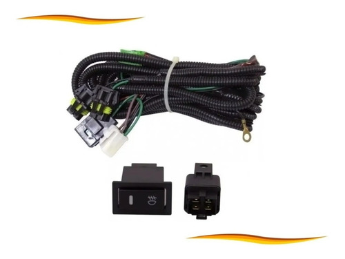 Kit Cables Intalacion Neblinero Universal Con Switch