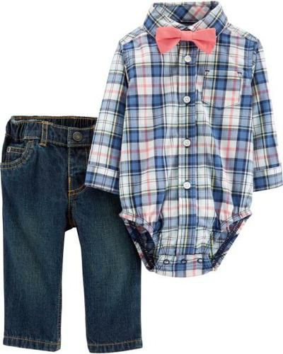 Set De 2 Piezas: Camisa Y Pantalón De Bebe Niño Carters