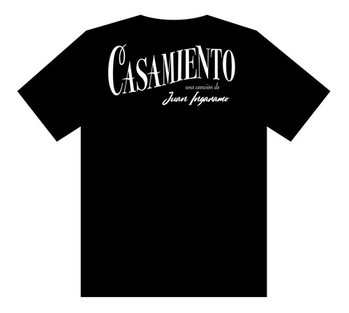 Imagen 2 de 2 de Remera Casamiento Juan Ingaramo