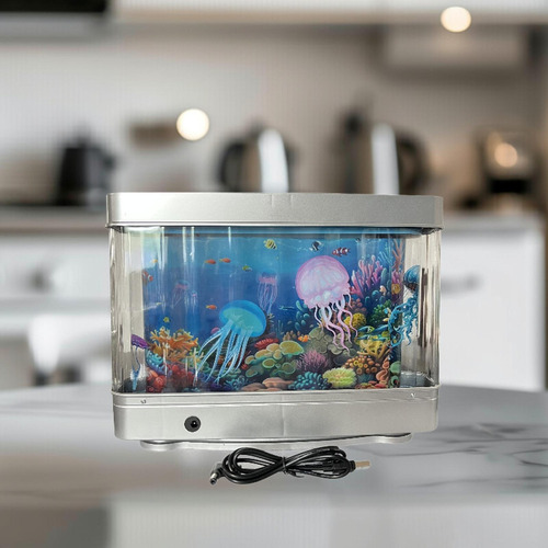 . Luz Led Nocturna For Acuario Falso, Pecera Artificial,