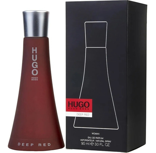 Deep Red Dama Hugo Boss 90 Ml Edp Spray - Perfume Original