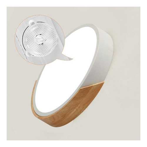 Imagen 2 de 6 de Lámpara led de pared, techo Serlux Panel LED Redondo Cerchio 18W color blanco 220V-240V por 1 unidad