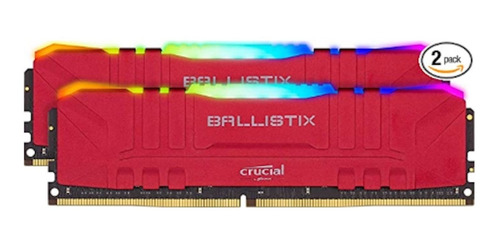 Memoria Ddr4 16gb 2x8gb 3200mhz Rgb Crucial Ballistix
