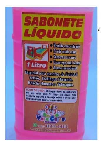 Imagem 4 de 10 de Sabonete Liquido Especial P/quadra De Fut.sabão Kit C/02lts