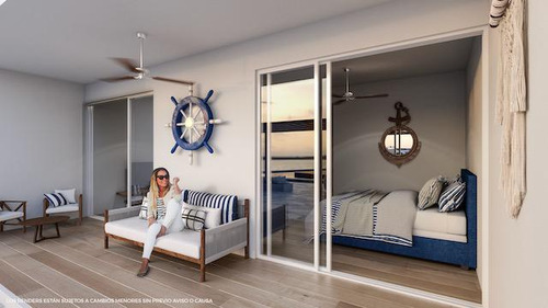 Penthouse Estudio - Financiamiento Directo 5 Años- Muelle Privado Y Rooftop Con Amenidades-  Puerto Aventuras