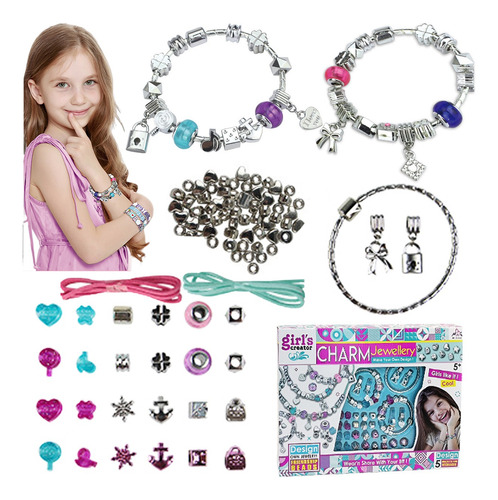 Kit Para Hacer Pulsera/bisutería Para Niñas Diy