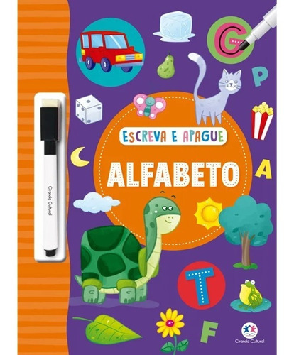 Livro Escreva E Apague: Alfabeto, De Ciranda Cultural., Vol. 1. Editora Ciranda Culrural, Capa Mole, Edição 3 Em Português, 2022
