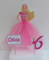 Comprar Barbie Adorno De Torta Personalizado, Barbie Adorno De Torta