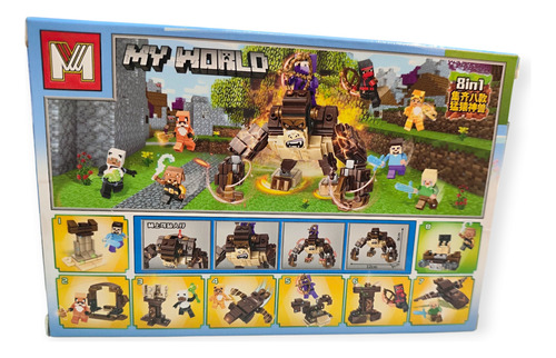 Bloques Para Armar Minecraf My World Setx8 351 Minecraft